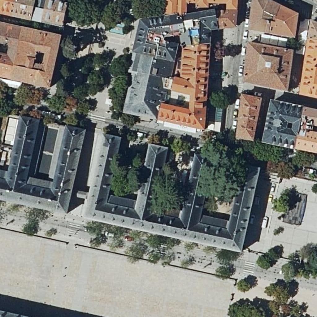 Aerial view of the grounds of Padre Antonio Soler