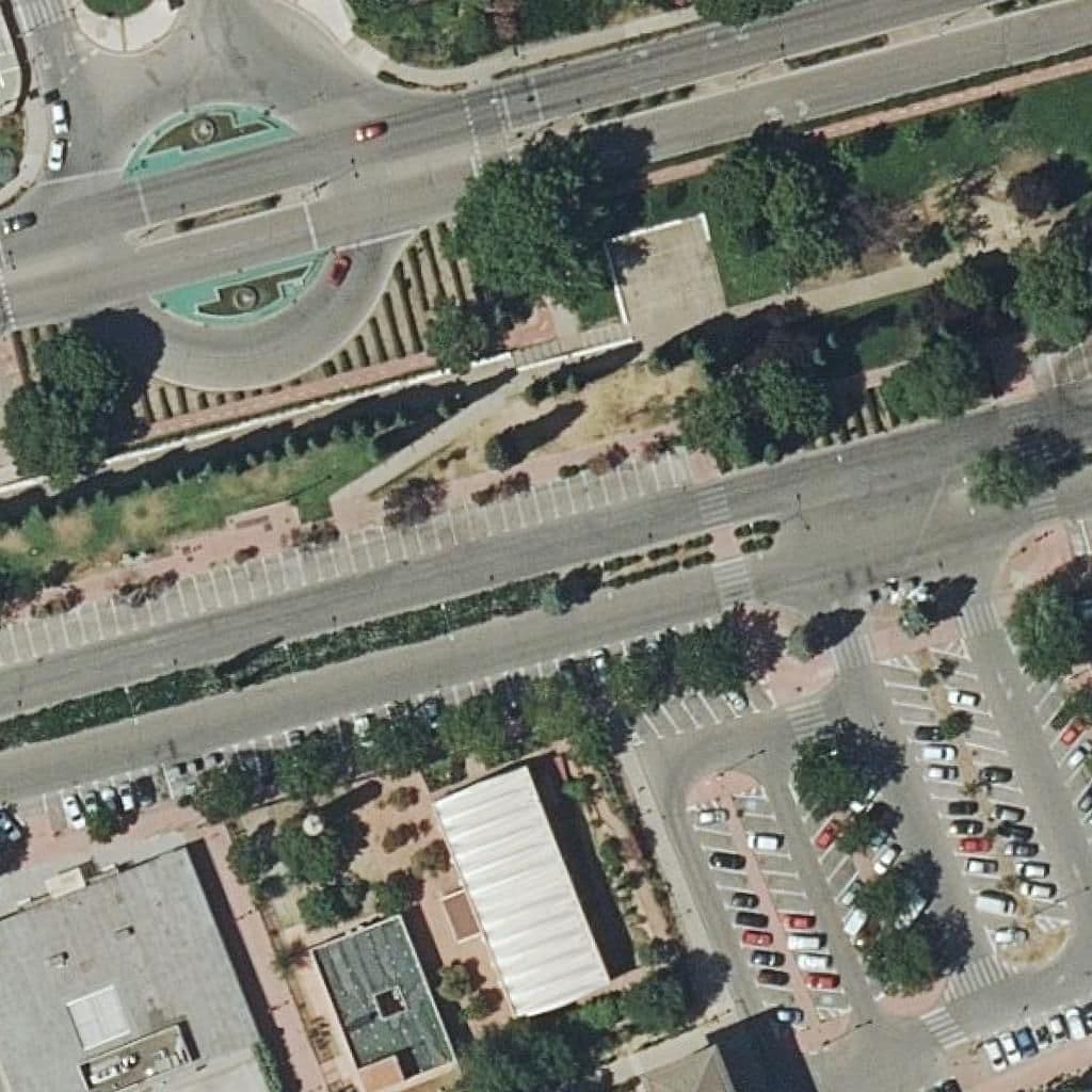 Aerial view of the grounds of C.de Prees.inas-Puerta De Madrid