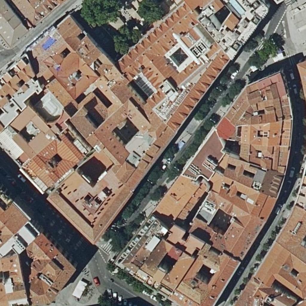Aerial view of the grounds of Esco S.a.