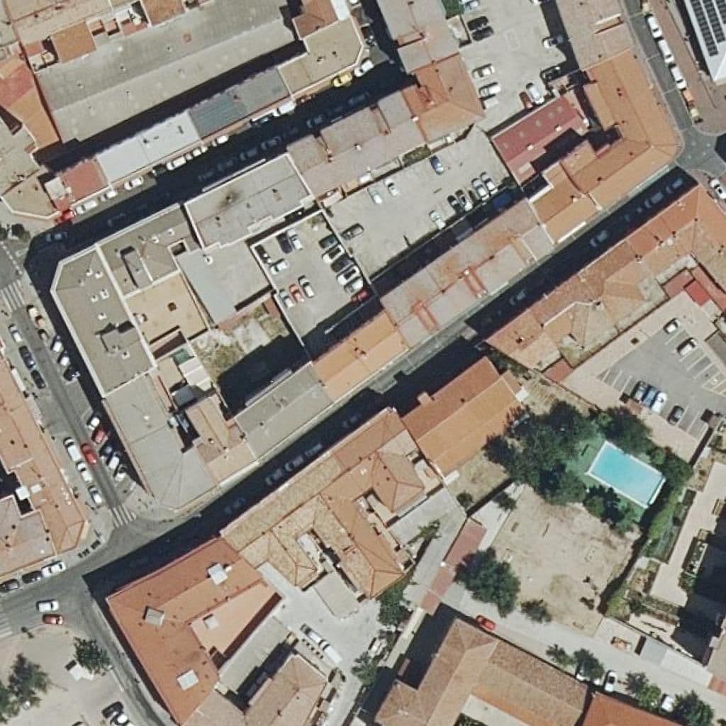 Aerial view of the grounds of C.de Prees.la Paloma