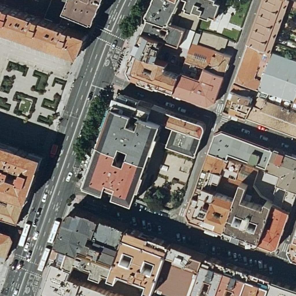 Aerial view of the grounds of Carrusel