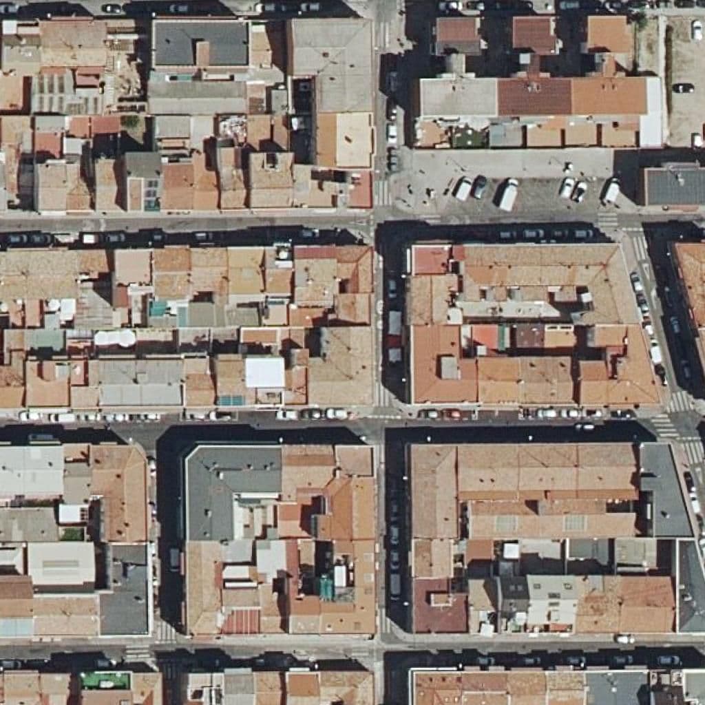 Aerial view of the grounds of La Cigüeña
