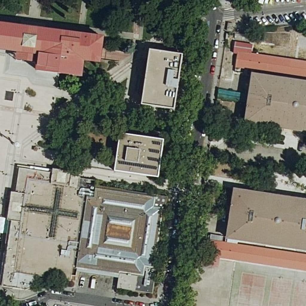 Aerial view of the grounds of Carmen Conde