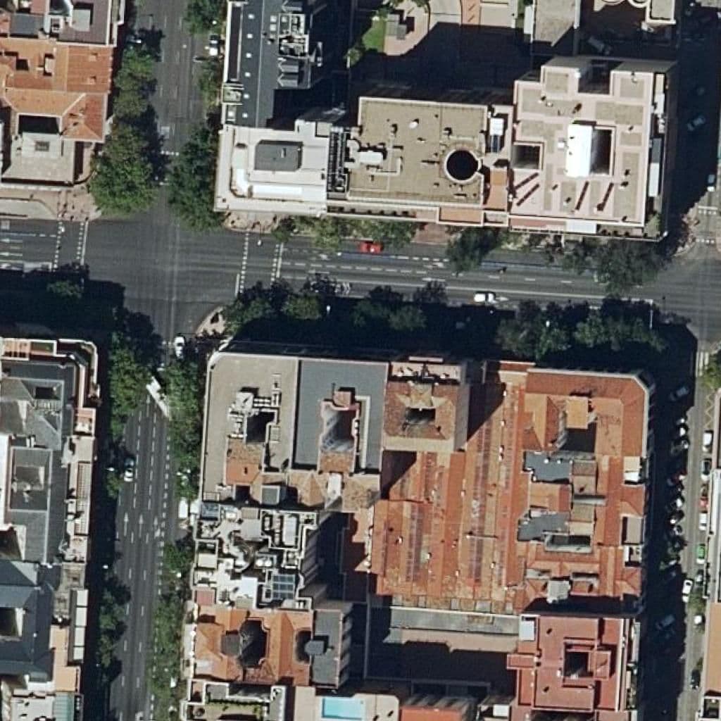 Aerial view of the grounds of Larrumbe-C.de Epa