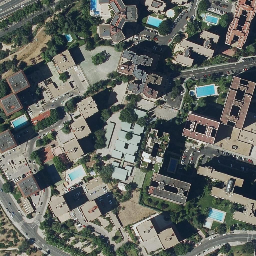 Aerial view of the grounds of La Tortuga
