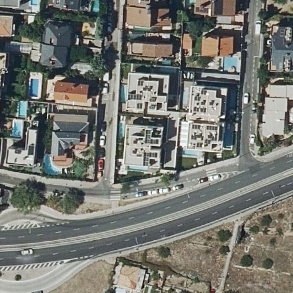 Aerial view of the grounds of El Patio De Mi Casa