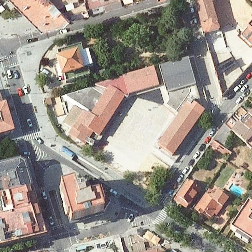 Aerial view of the grounds of Patufet