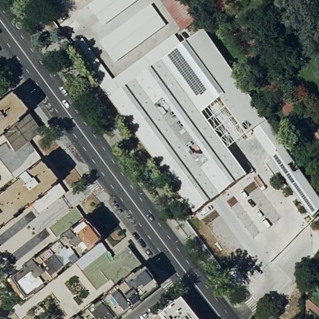 Aerial view of the grounds of Los Delfines