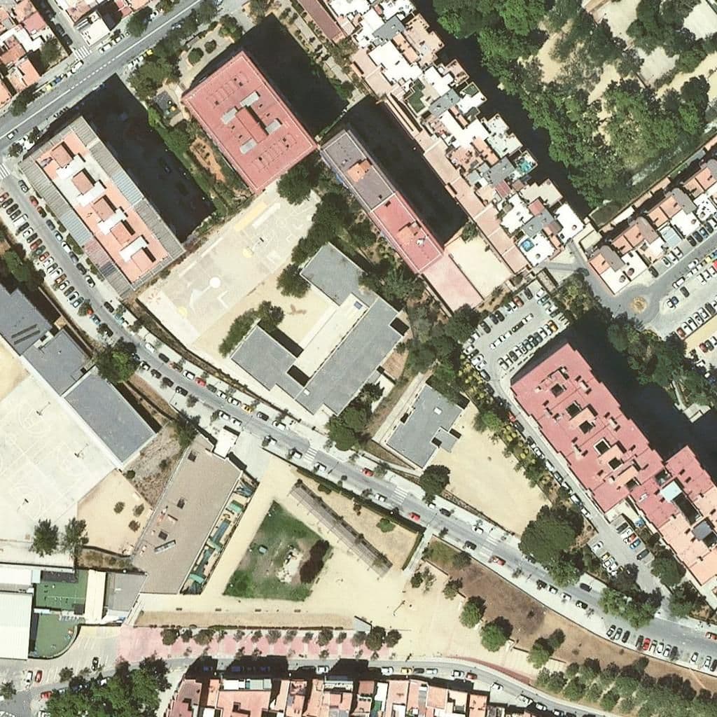 Aerial view of the grounds of Escola Bressol Pam I Pipa