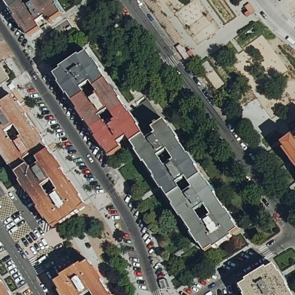 Aerial view of the grounds of Dumbo