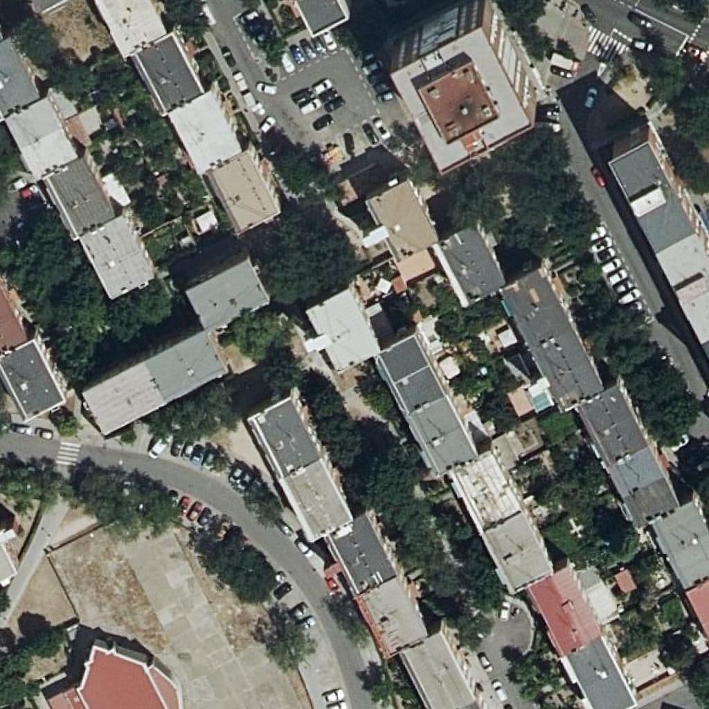 Aerial view of the grounds of San Jose