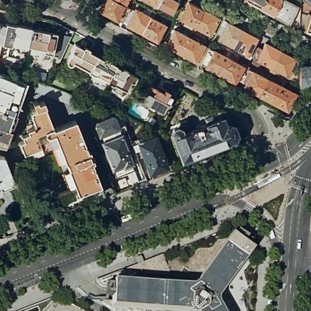 Aerial view of the grounds of Santa Gema