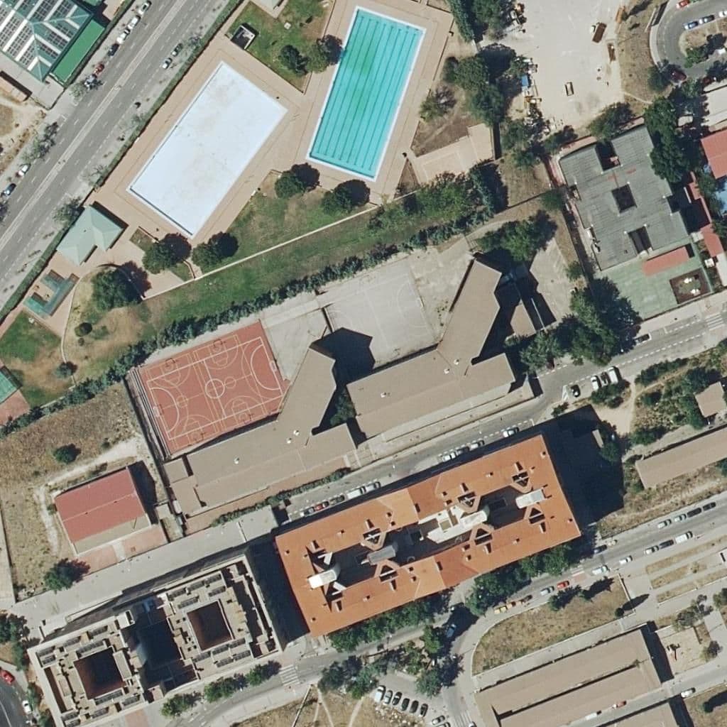 Aerial view of the grounds of Rosa Chacel
