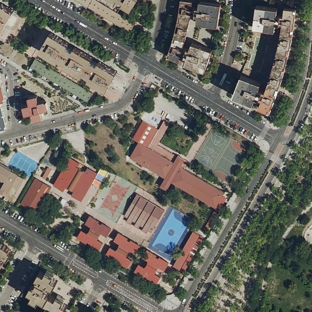 Aerial view of the grounds of Antonio Dominguez Ortiz