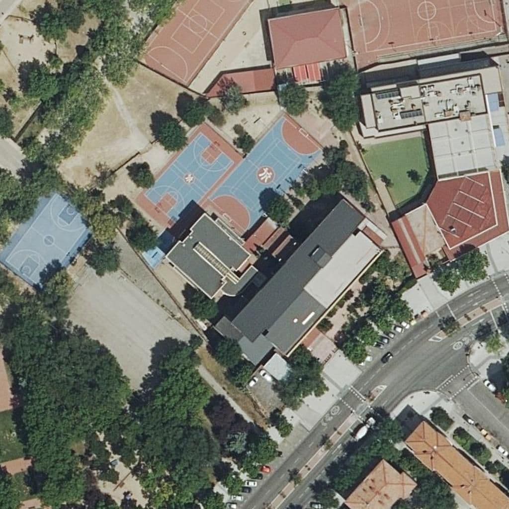Aerial view of the grounds of Joaquín Rodrigo