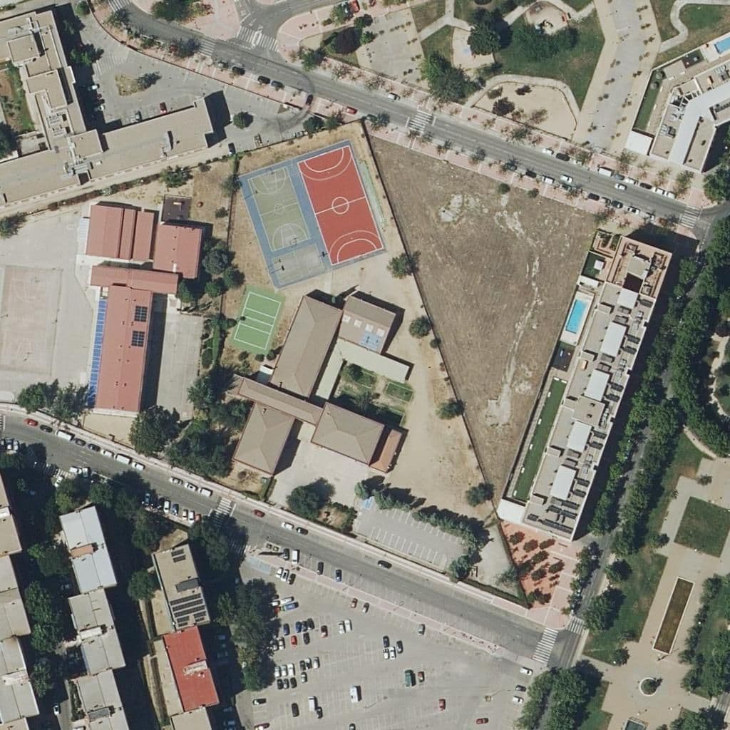 Aerial view of the grounds of Victoria Kent