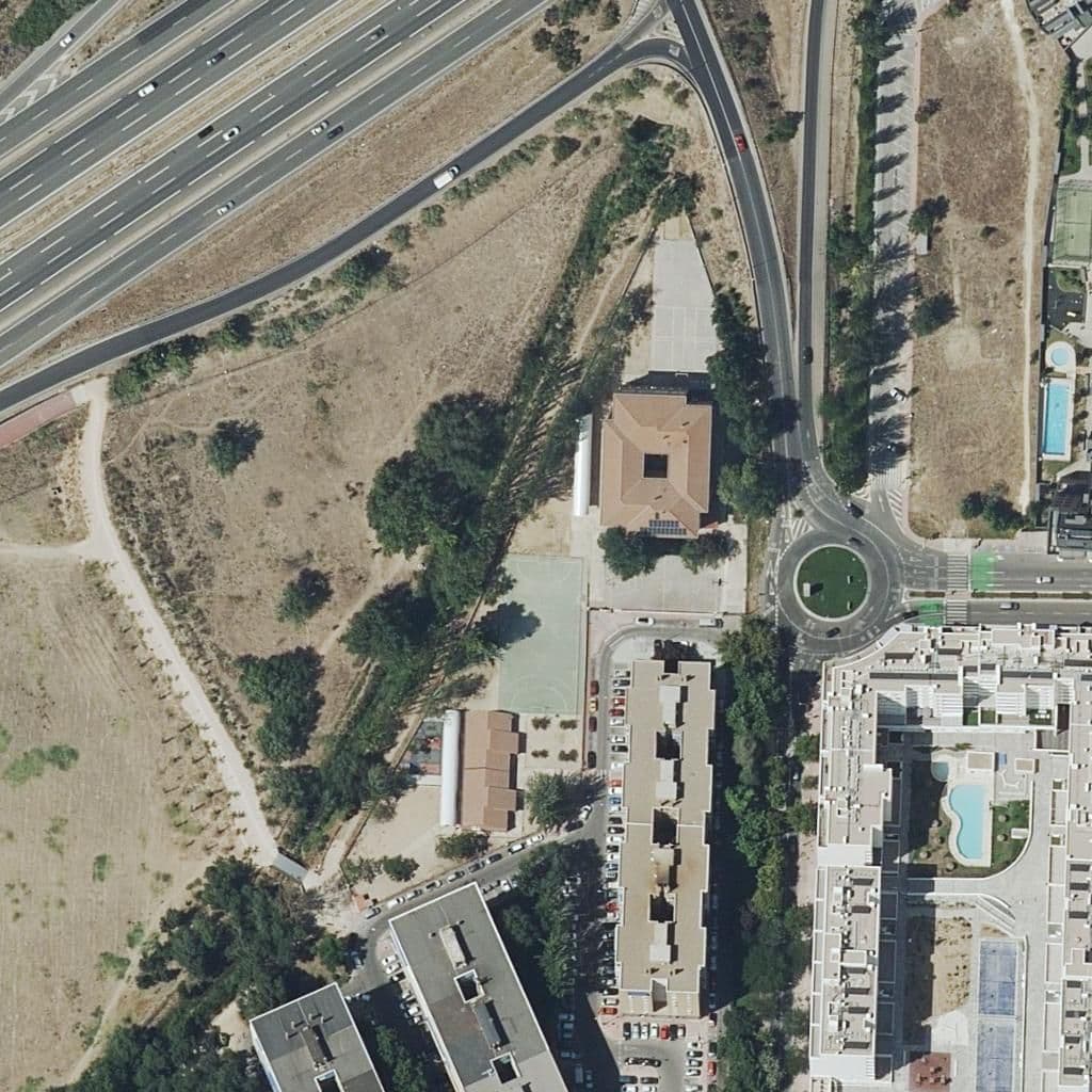 Aerial view of the grounds of Pablo Neruda