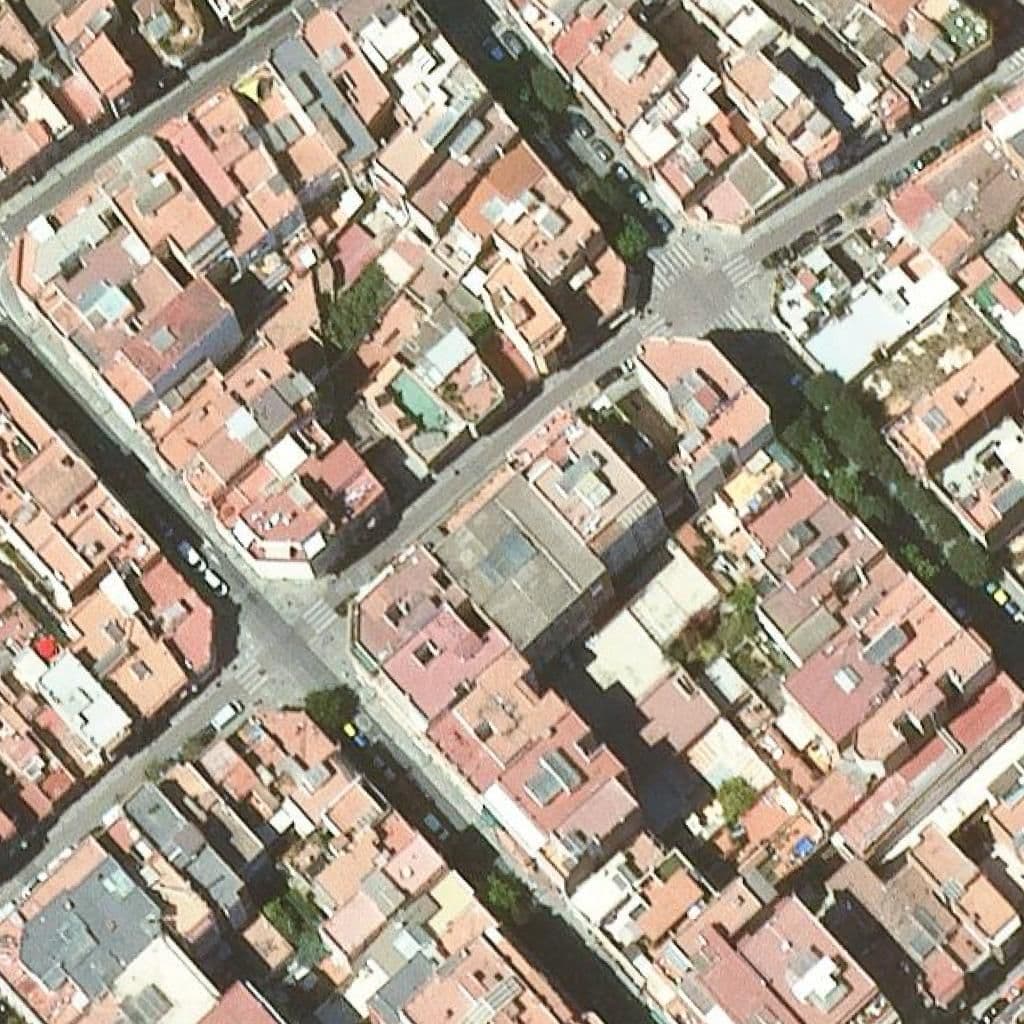 Aerial view of the grounds of Montessori