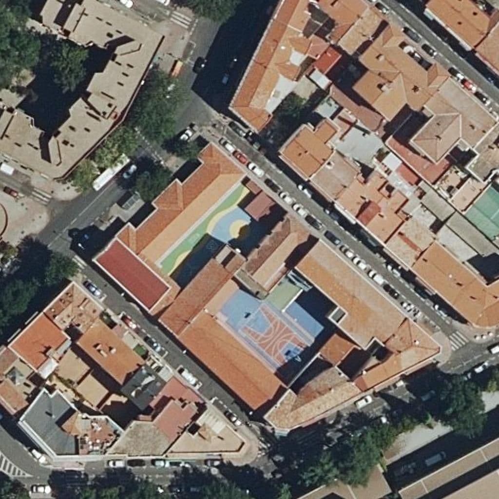 Aerial view of the grounds of Centro Cultural La Ascension