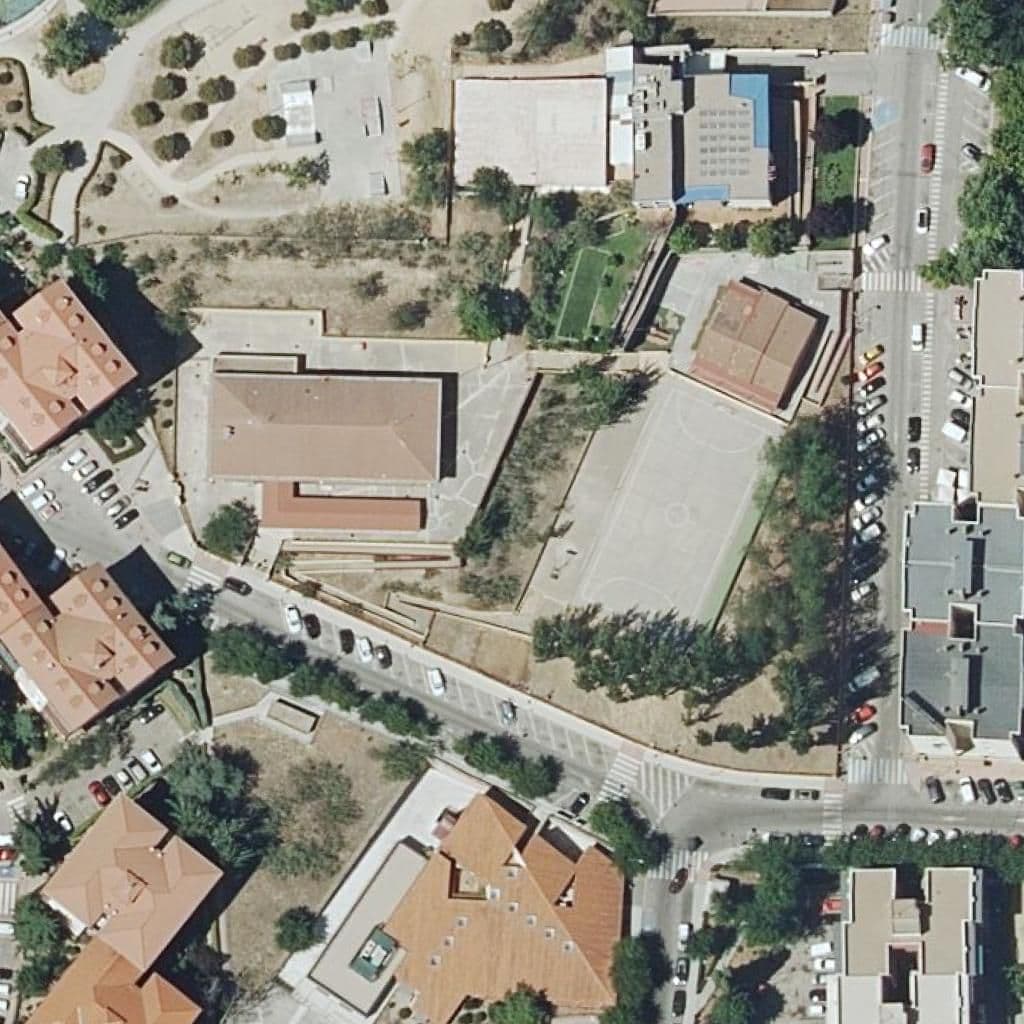 Aerial view of the grounds of Pedro Muñoz Seca