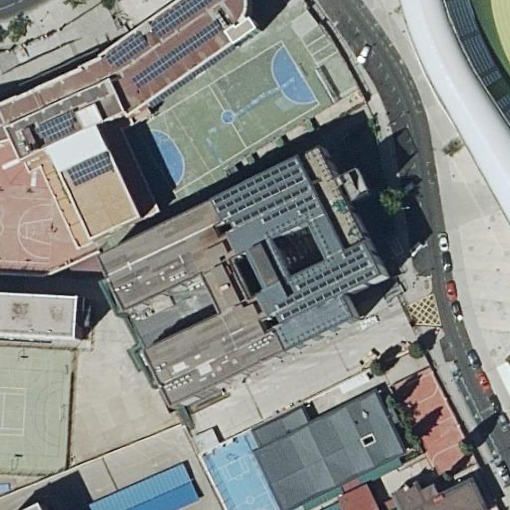Aerial view of the grounds of Islas Filipinas