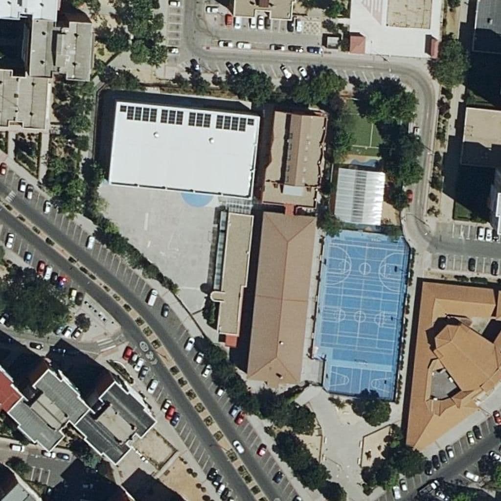 Aerial view of the grounds of N.i.l.e.