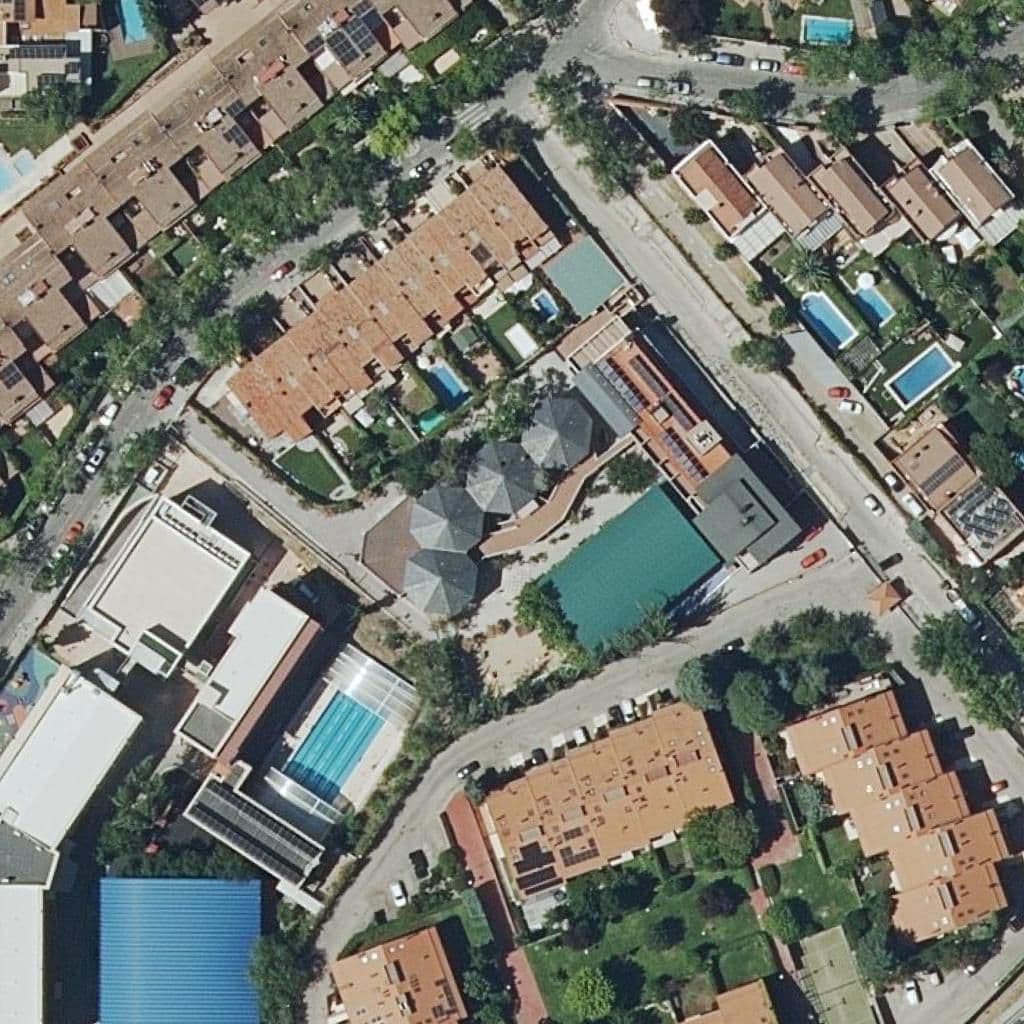 Aerial view of the grounds of Mirasol