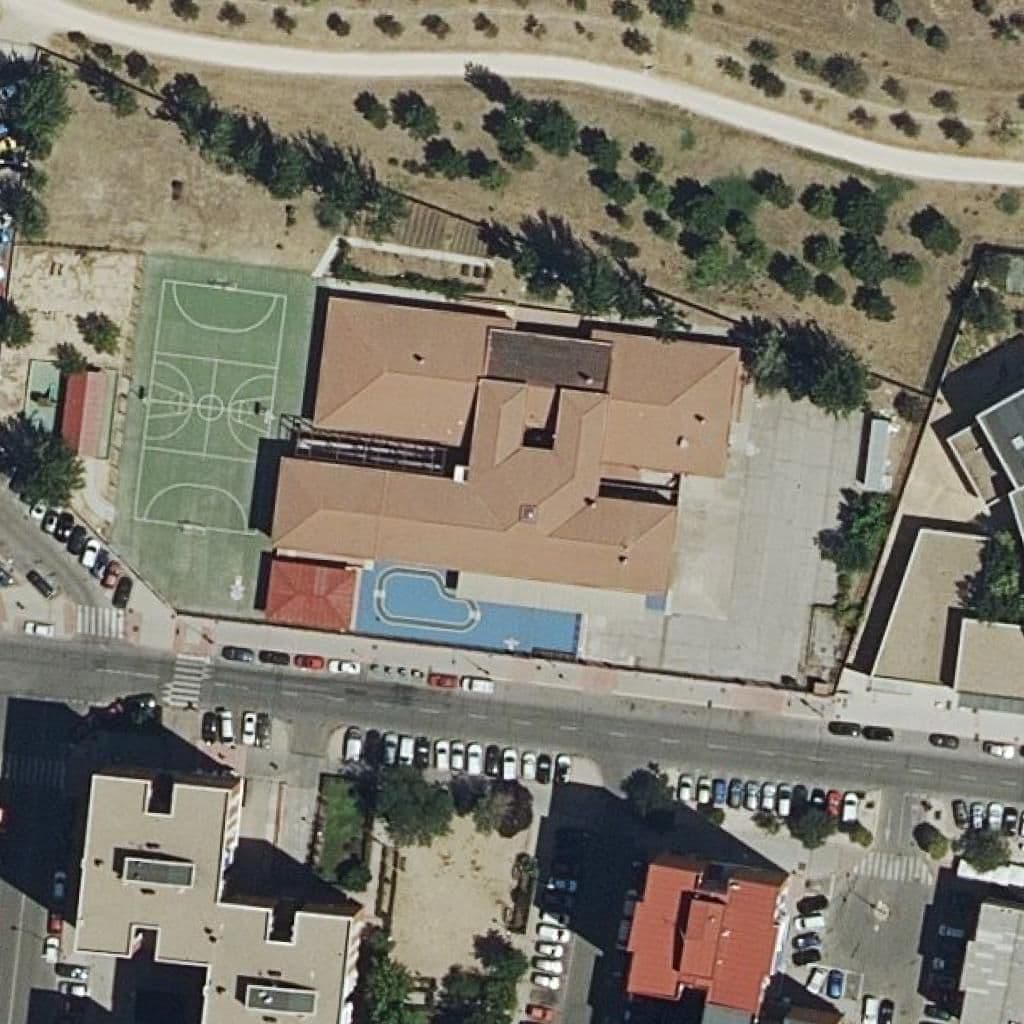 Aerial view of the grounds of Juan Xxiii