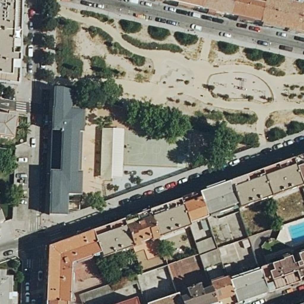 Aerial view of the grounds of Nuestra Señora De La Luz