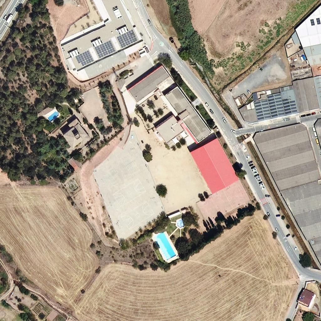 Aerial view of the grounds of Paidos