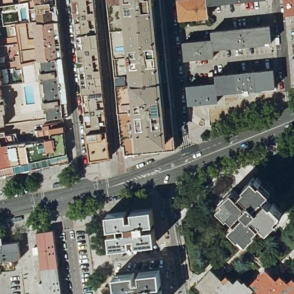 Вид сверху на территорию школы «Santa Rosa De Lima»