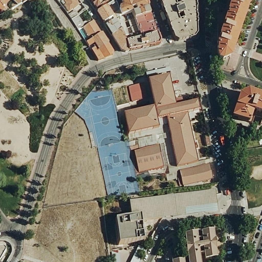 Aerial view of the grounds of Grande Covian
