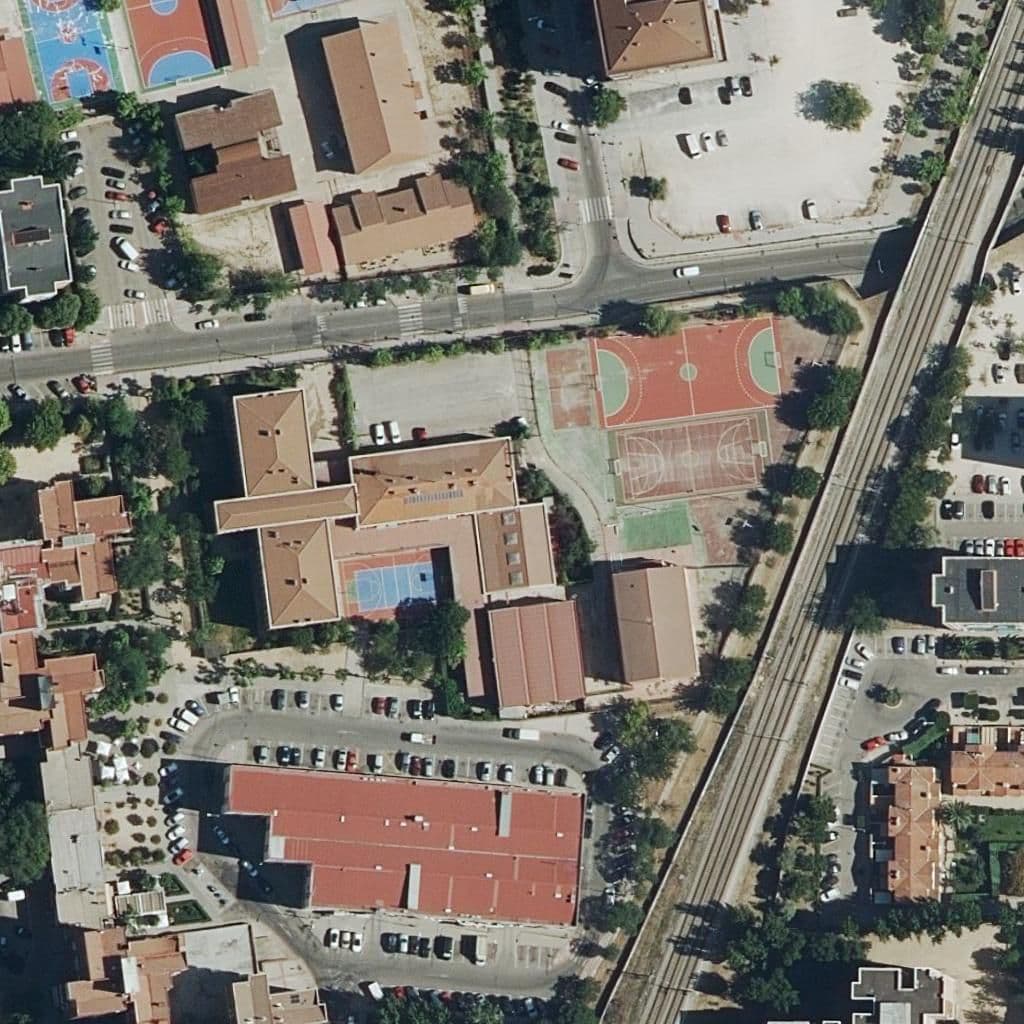 Aerial view of the grounds of Salvador Allende