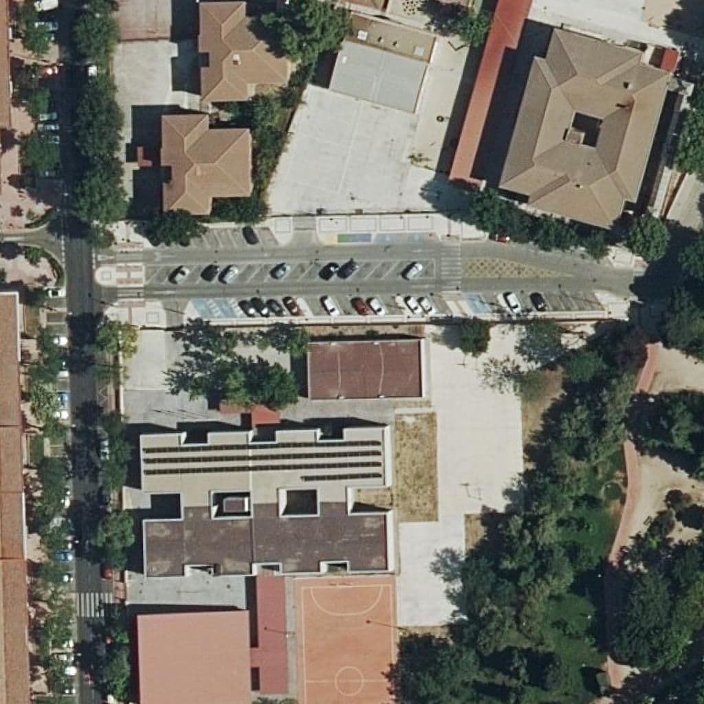 Aerial view of the grounds of Laguna De Joatzel