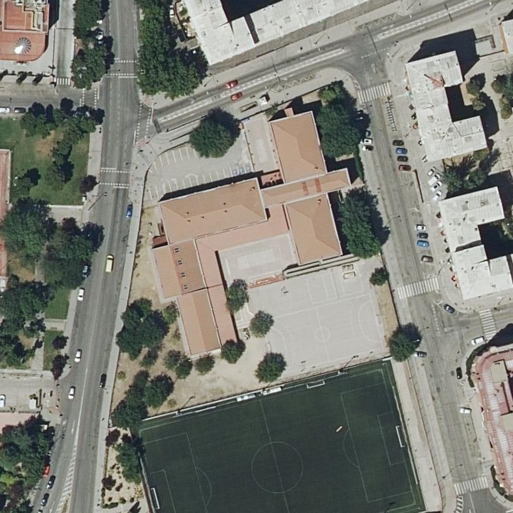 Aerial view of the grounds of Salvador Dalí
