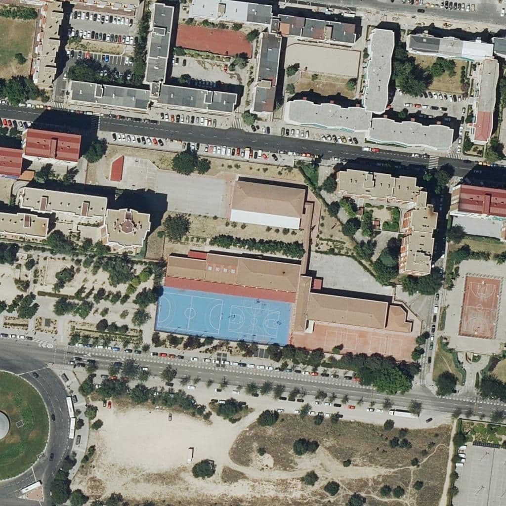 Aerial view of the grounds of Gabriel Garcia Marquez