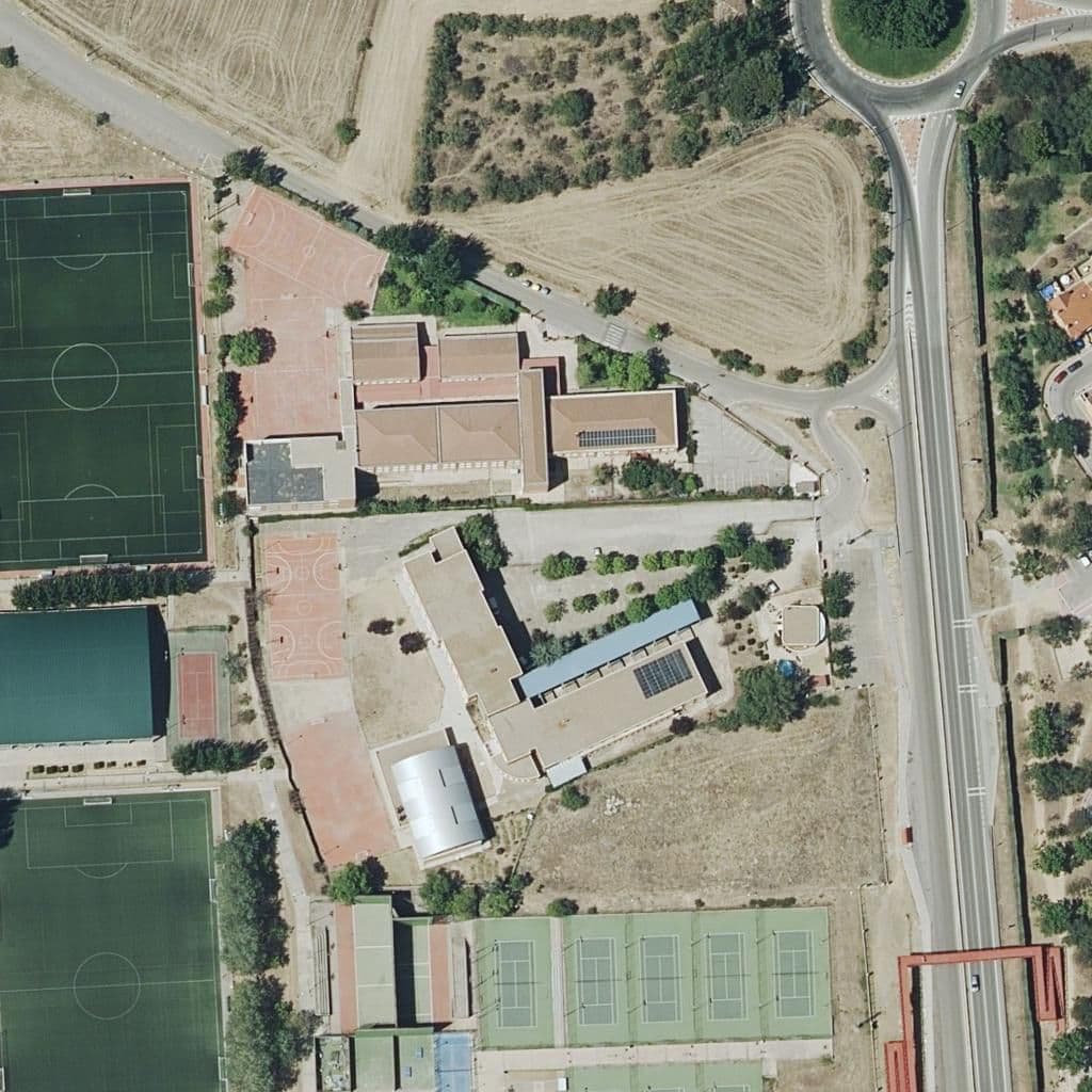 Aerial view of the grounds of Al-Satt