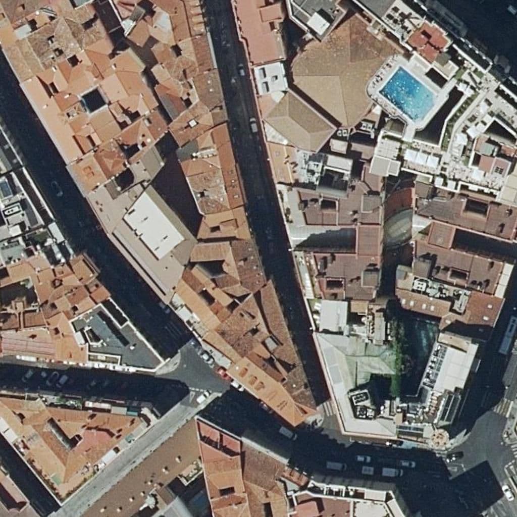 Aerial view of the grounds of Sexmo De Manzanares