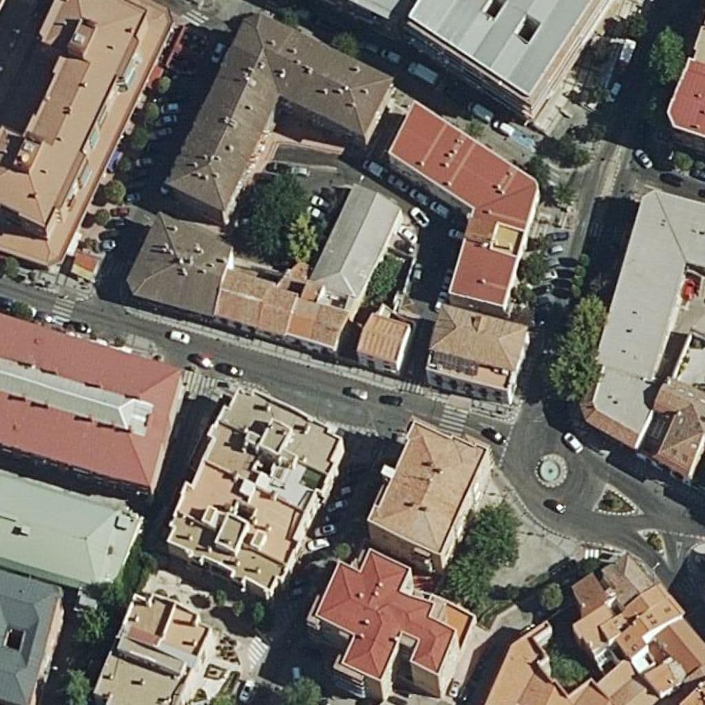 Aerial view of the grounds of Arganda Del Rey