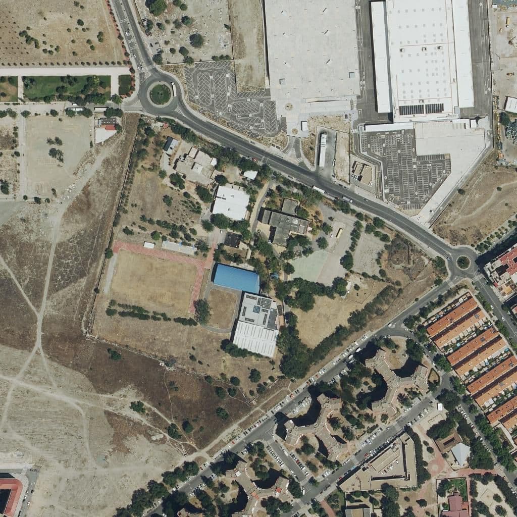 Aerial view of the grounds of Internacional Nuevo Centro