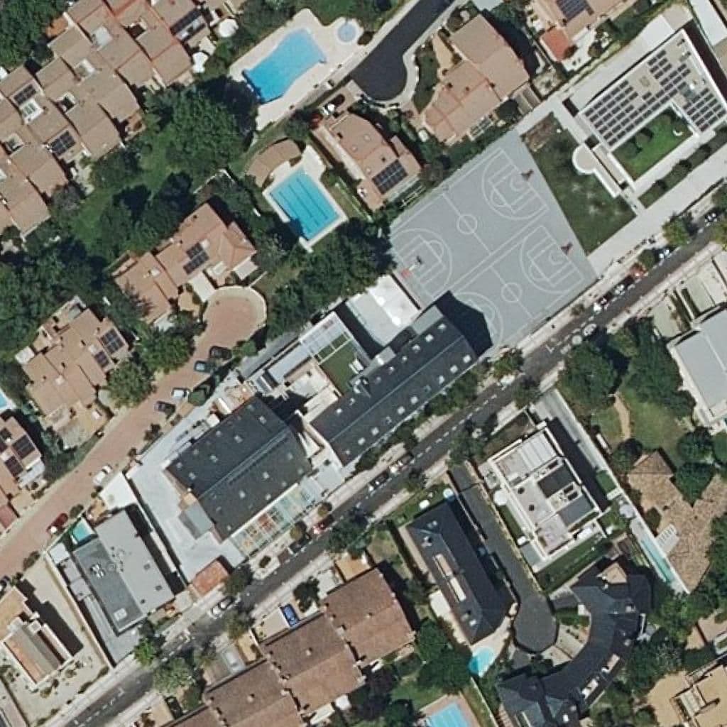 Aerial view of the grounds of Bra-Institucion