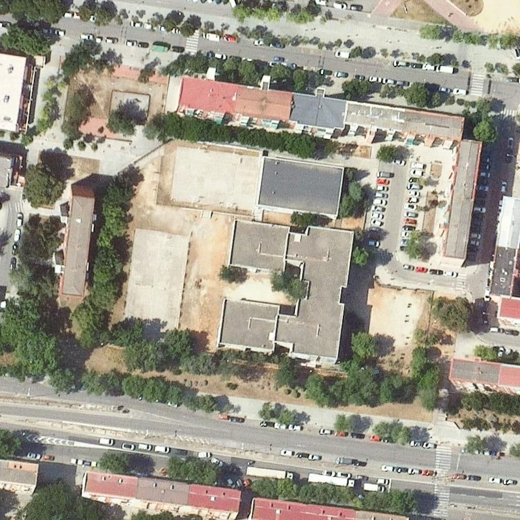 Aerial view of the grounds of Institut Ca N'oriac