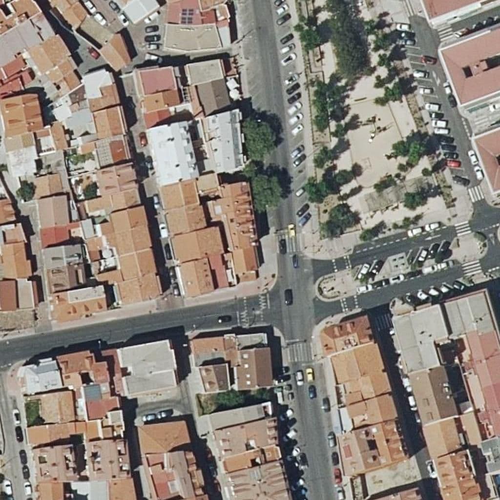 Вид згори на територію школи «E.o.i. De San Fernando De Henares»