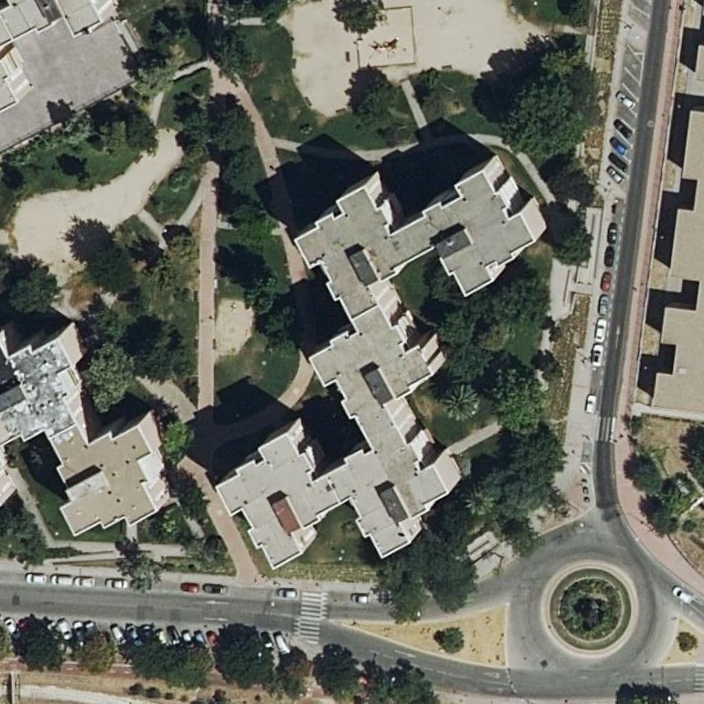 Aerial view of the grounds of Velazquez