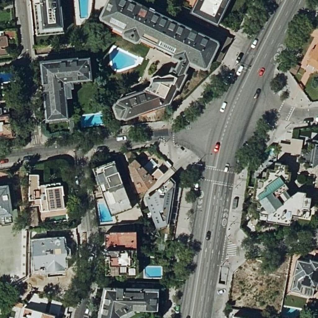 Aerial view of the grounds of Area Prom.cult.divis.formac.d.gl.policia