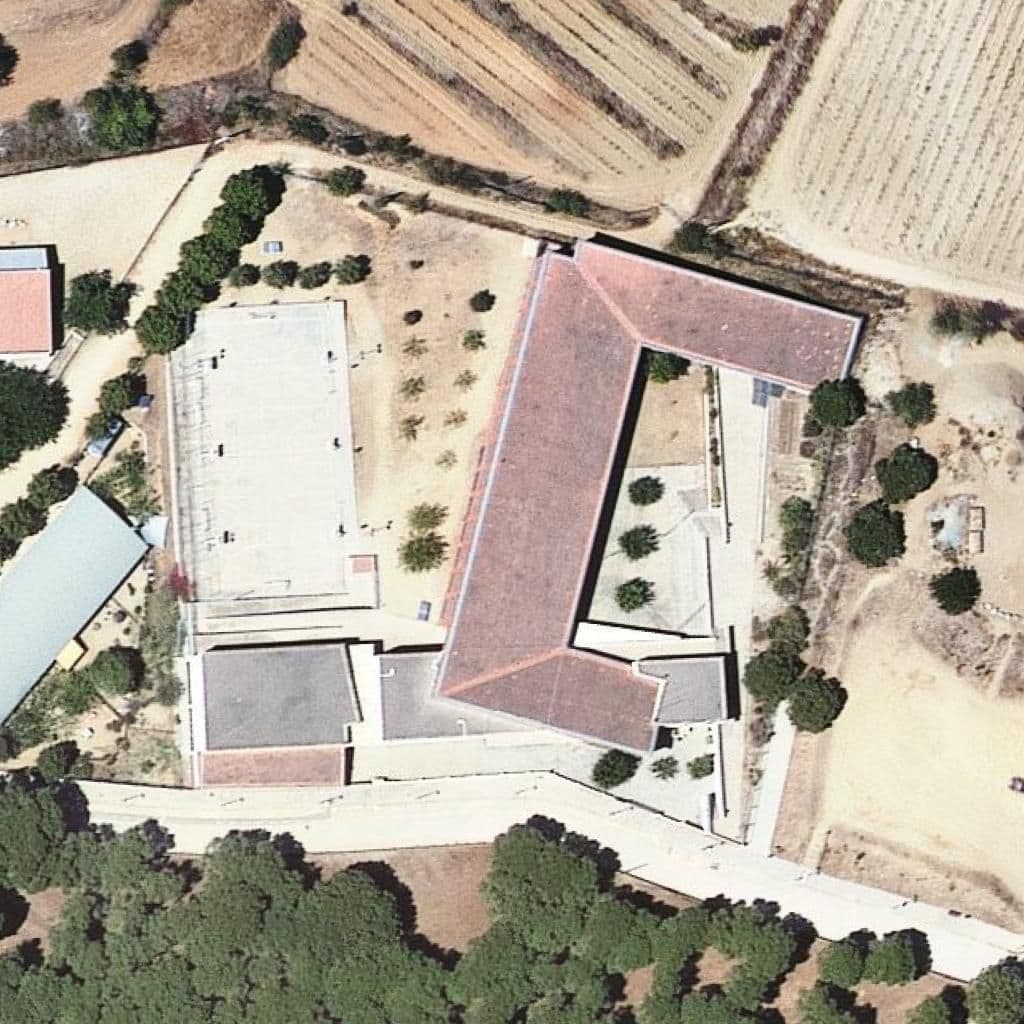 Aerial view of the grounds of Institut D'alella