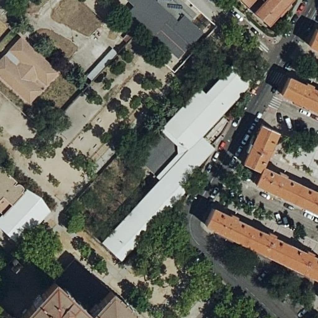 Aerial view of the grounds of Pan Bendito