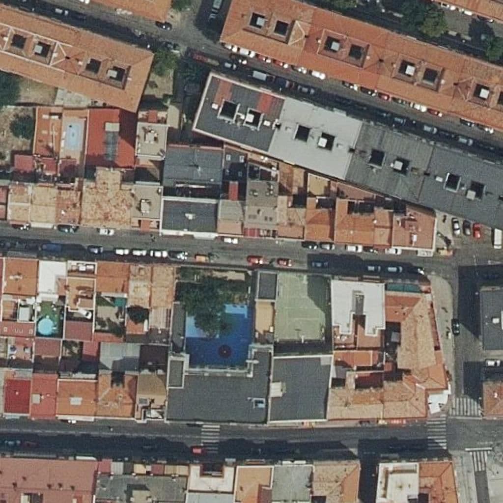 Вид сверху на территорию школы «Centro De Estudios Maram Iii»