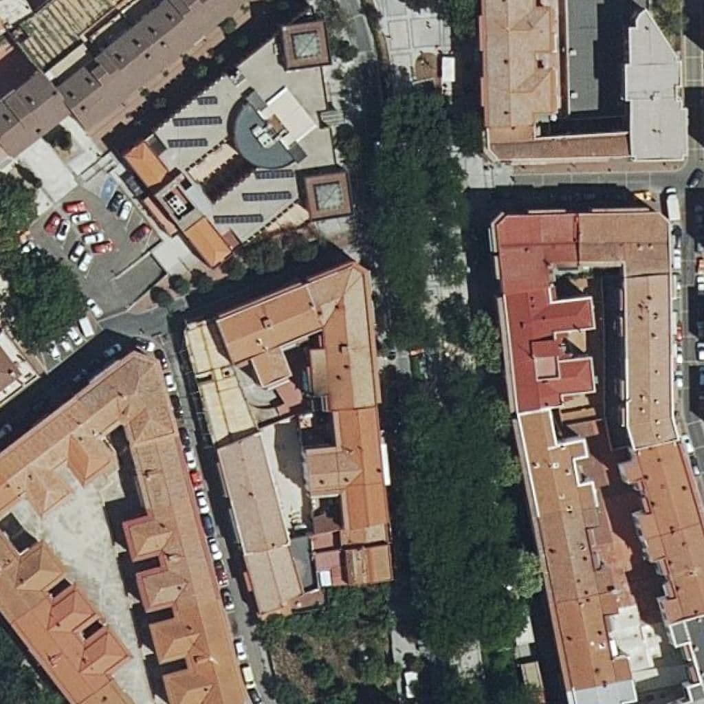 Aerial view of the grounds of C.de Epa Balmes