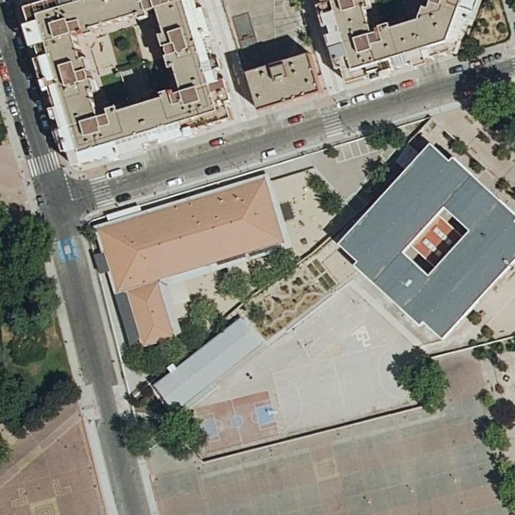 Aerial view of the grounds of La Paloma